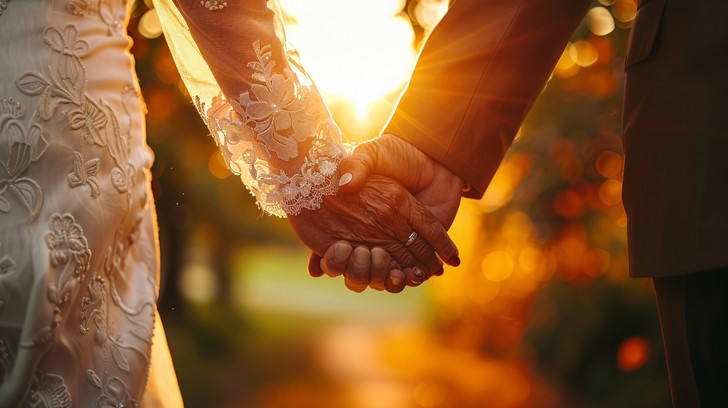 matrimonial-regimes-picture of a married couple-holding hands